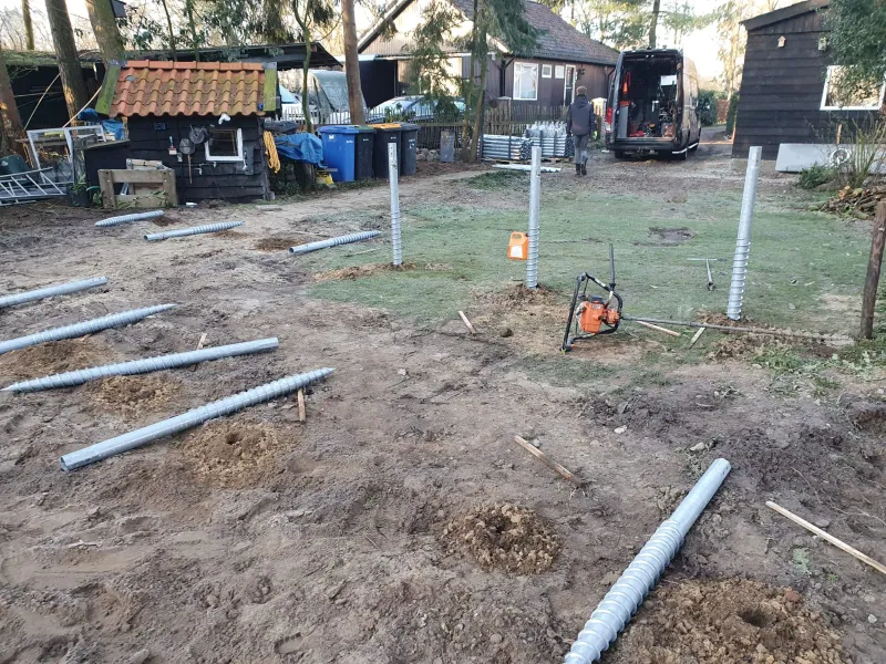 Beschoeiing langs de Maas bij Ammerzoden